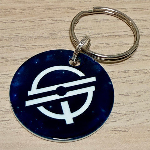 Quantum Stellar Initiative | Sublimated Aluminum Keychain