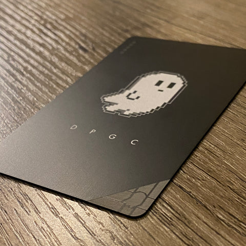 Solid Colored Dead Pixels Ghost Pass Card