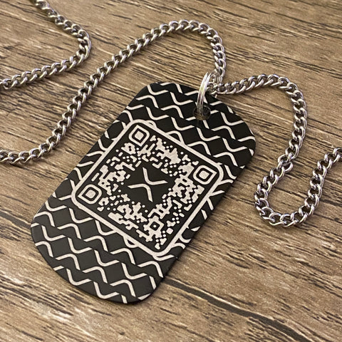 XRP Army | Black Edition Engraved Dog Tag
