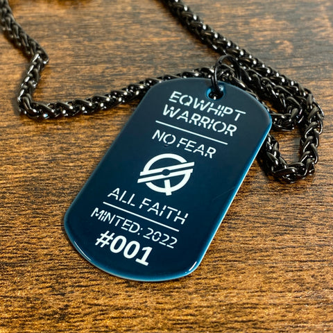 EQWHIPT Warrior | Stainless Steel Sublimated Dog Tag
