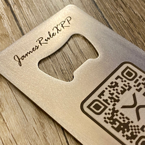 JamesRuleXRP | Bottle Opener Card