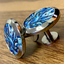 Blue | Titanium Cufflinks