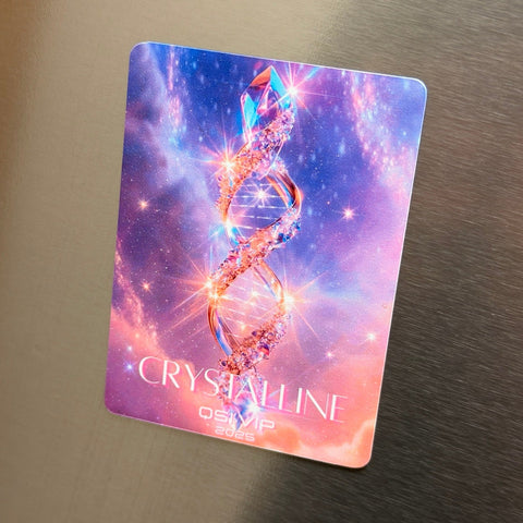 Crystalline 2025 Edition | Fridge Magnet