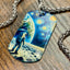 Moon Gaze | Stainless Steel UV Printed Dog Tag
