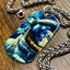 Moon Visor | Stainless Steel UV Printed Dog Tag
