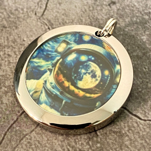 Moon Visor | Machined Pendant