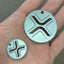 XRP | Titanium Cut Through Pendant
