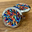 Graffiti | Titanium Cufflinks