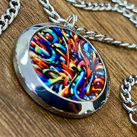 Graffiti | Machined Pendant
