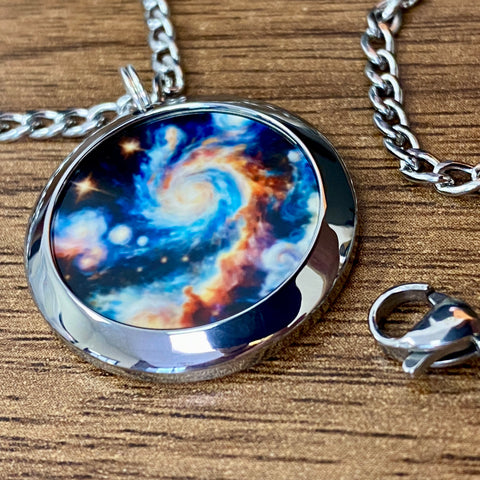 Galaxy | Machined Pendant