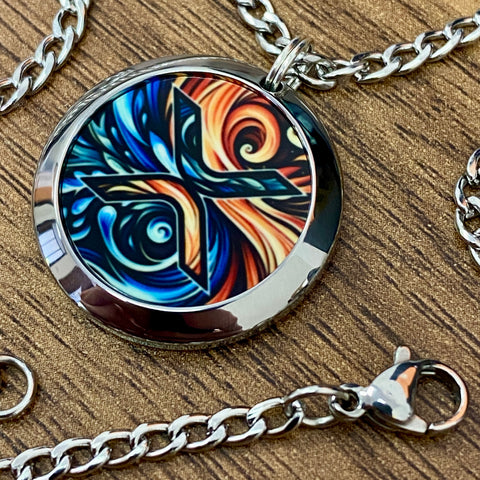 XRP Fire and Liquidity | Machined Pendant