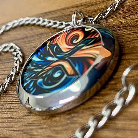 XRP Fire and Liquidity | Machined Pendant