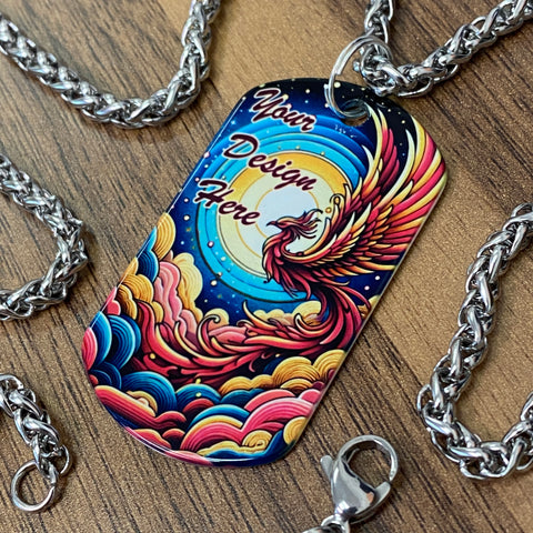 Design Your Own! | Stainless Steel UV Printed Dog Tag