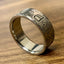 XRP | Engraved Black Zirconium Ring