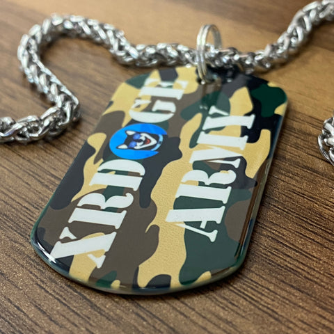 XRDoge Army | Stainless Steel UV Printed Dog Tag