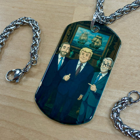 The Dinner | Stainless Steel UV Printed Dog Tag