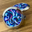Cyan and Purple | Titanium Cufflinks