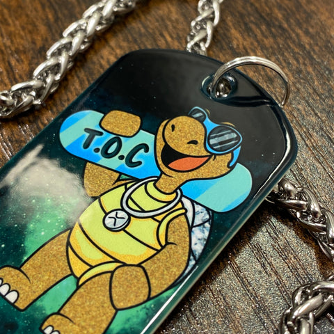 Treasury Timmy V2 | Stainless Steel UV Printed Dog Tag